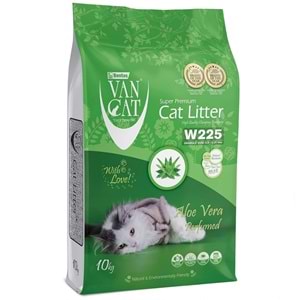 VanCat Aloe Vera Kokulu İnce Taneli Topaklanan Kedi Kumu 10 Kg - 10,8 Lt