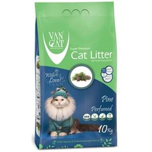VanCat Çam Kokulu İnce Taneli Topaklanan Kedi Kumu 10 Kg - 10,8 Lt