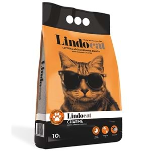 Lindocat Charme Amber Kokulu Kalın Taneli Bentonit Kedi Kumu 10 Lt