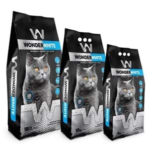 Wonder White Karbonlu İnce Taneli Topaklanan Kedi Kumu 10 Kg - 11,8 Lt