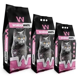 Wonder White Bebek Pudra Kokulu İnce Taneli Topaklanan Kedi Kumu 5 Kg - 5,9 Lt