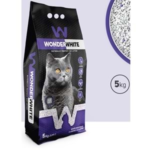 Wonder White Lavanta Kokulu İnce Taneli Topaklanan Kedi Kumu 5 Kg - 5,9 Lt