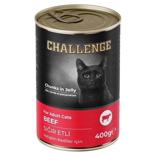 Challenge Adult Sığır Etli Yetişkin Kedi Konservesi 400 Gr