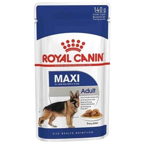 Royal Canin Pouch Maxi Adult Gravy Soslu Büyük Irk Yetişkin Köpek Yaş Maması 140 Gr
