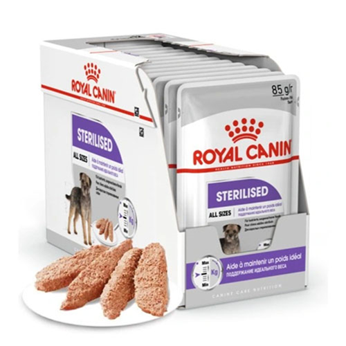 Royal Canin Pouch Sterilised All Size Tüm Irklar İçin Kısırlaştırılmış Köpek Yaş Maması 12x85 Gr