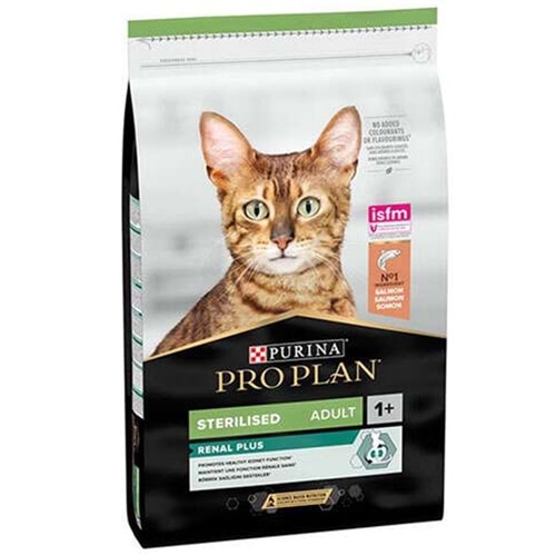 Pro Plan Sterilised Renal Salmon Kısırlaştırılmış Somonlu Kedi Maması 3 Kg