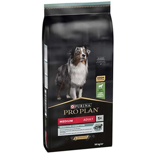 Pro Plan Adult Medium Kuzu Etli Hassas Sindirim Orta Irk Yetişkin Köpek Maması 14 Kg