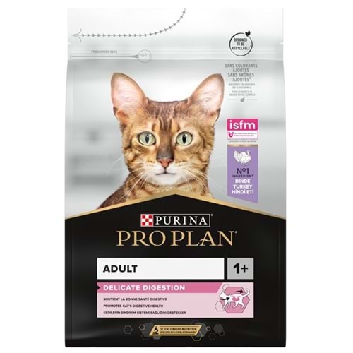 Pro Plan Adult Delicate Turkey Hindi Etli Hassas Sindirim Yetişkin Kedi Maması 3 Kg