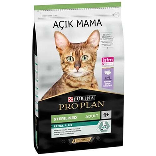 Pro Plan Sterilised Renal Turkey Hindi Etli Kısırlaştırılmış Açık Kedi Maması 1 Kg