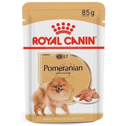Royal Canin Pouch Adult Pomeranian Yetişkin Köpek Yaş Maması 85 Gr