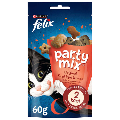 Felix Party Mix Karışık Izgara Lezzetleri Kedi Ödülü 60 Gr