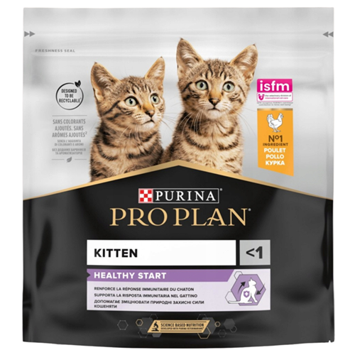 Pro Plan Kitten Healthy Start Chicken Tavuklu Yavru Kedi Maması 400 Gr