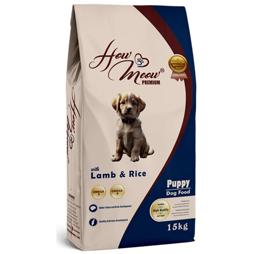 How Meow Puppy Dog Food With Lamb Rice Kuzulu ve Pirinçli Yavru Köpek Maması 15 Kg