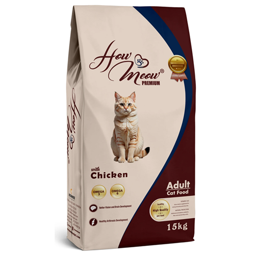 How Meow Adult Cat Food With Chicken Tavuk Etli Yetişkin Kedi Maması 15 Kg