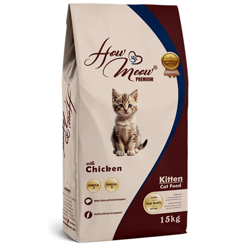 How Meow Kitten Cat Food With Chicken Tavuk Etli Yavru Kedi Maması 15 Kg