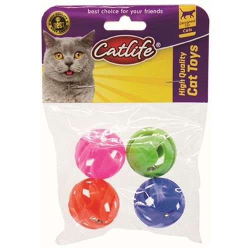 Catlife 4'lü Zilli Kedi Oyuncağı
