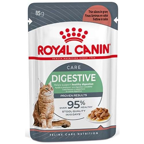 Royal Canin Pouch Care Digestive Sensitive Gravy Soslu Hassas Kedi Yaş Maması 85 Gr