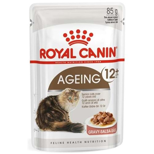 Royal Canin Pouch Ageing 12+ Gravy Soslu Yaşlı Kedi Yaş Maması 85 Gr