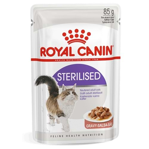 Royal Canin Pouch Sterilised Gravy Soslu Kısırlaştırılmış Kedi Yaş Maması 85 Gr