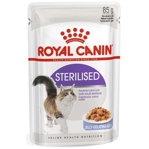Royal Canin Pouch Sterilised Jelly Jelli Kısırlaştırılmış Kedi Yaş Maması 85 Gr