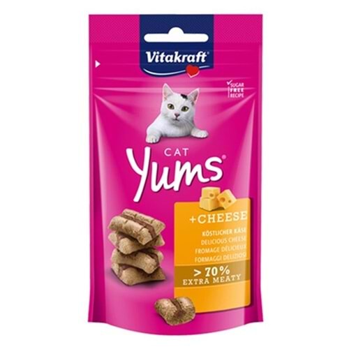 Vitakraft Cat Yums Peynirli Yumuşak Kedi Ödülü (40 Gr)