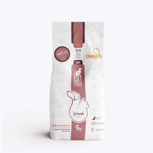 Friend Gold Adult Chicken Tavuk Etli Yetişkin Kedi Maması 9 Kg