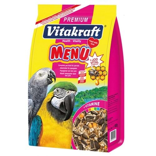Vitakraft Premium Menü Papağan Yemi 1 Kg