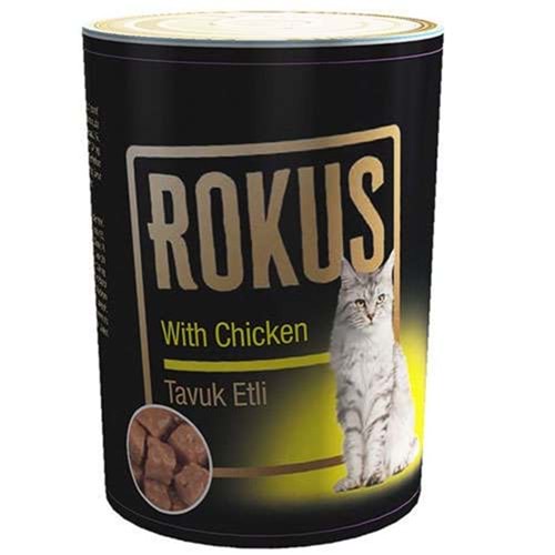 Rokus Adult With Chicken Tavuk Etli Yetişkin Kedi Konservesi (410 Gr)
