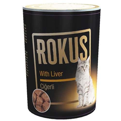 Rokus Adult With Liver Ciğerli Yetişkin Kedi Konservesi (410 Gr)
