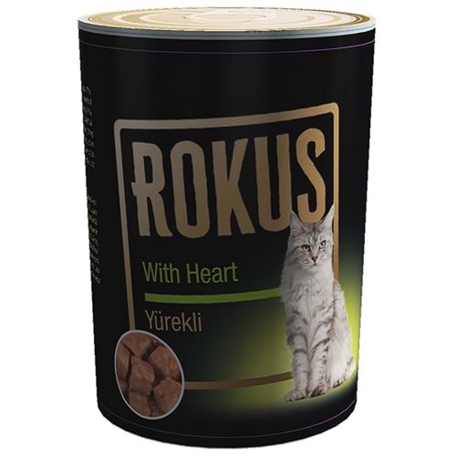 Rokus Adult With Heart Yürekli Yetişkin Kedi Konservesi (410 Gr)