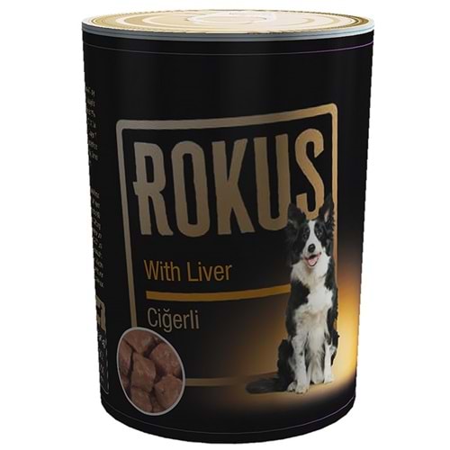 Rokus Adult With Liver Ciğerli Yetişkin Köpek Konservesi (410 Gr)