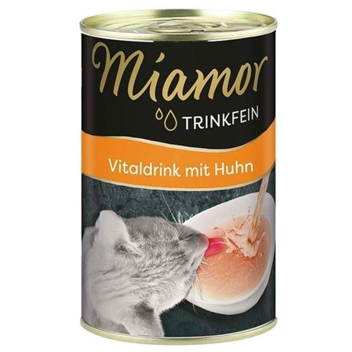 Miamor Adult Vitaldrink mit Huhn Chicken Tavuklu Yetişkin Kedi Çorbası 135 Ml