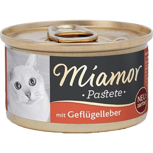 Miamor Adult Pastete mit Geflügelleber Ciğerli Yetişkin Kedi Konservesi 85 Gr