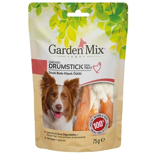 Gardenmix Chicken Drumstick Dog Treat Tavuk Budu Köpek Ödülü 75 Gr