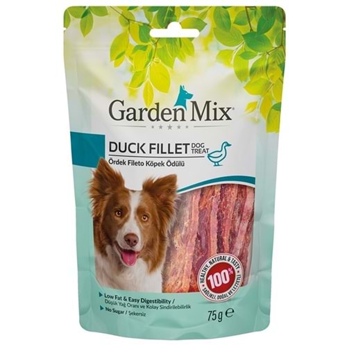 Gardenmix Duck Fillet Dog Treat Ördekli Fileto Köpek Ödülü 75 Gr