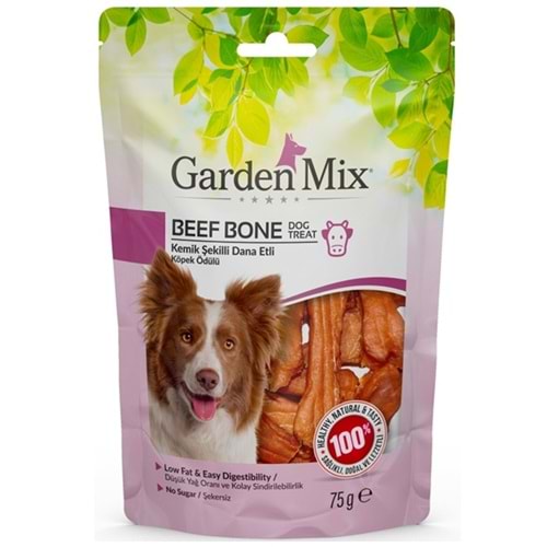 Gardenmix Beef Bone Stick Dog Treat Kemik Şekilli Dana Etli Köpek Ödülü 75 Gr