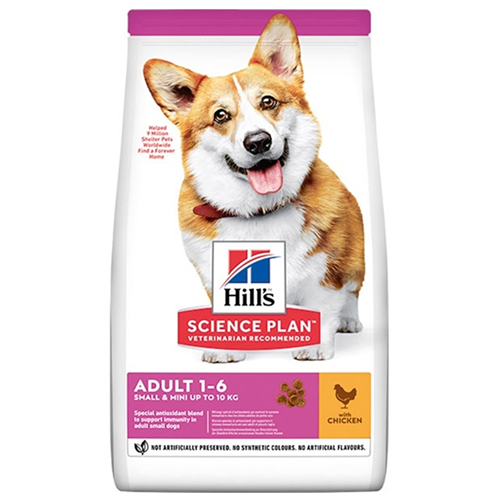 Hills Adult With Chicken Small Mini Tavuk Etli Küçük Irk Yetişkin Köpek Maması 1,5 Kg