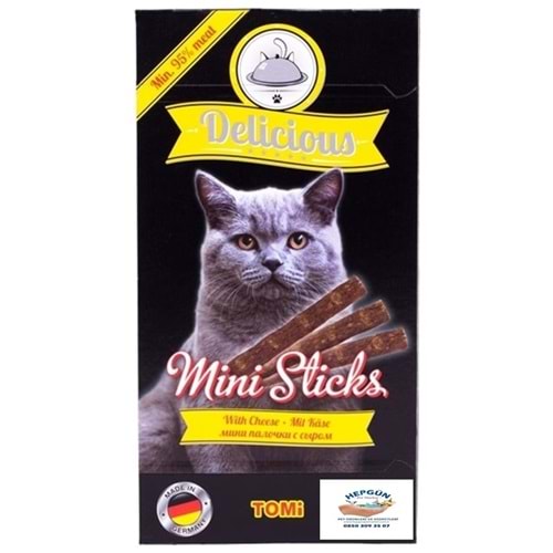 Tomi Delicious Mini Sticks Peynirli Kedi Ödül Çubuğu 2 Gr
