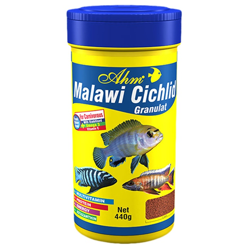 Ahm Malawi Cichlid Granulat Çiklet Balık Yemi 250 Ml - 440 Gr