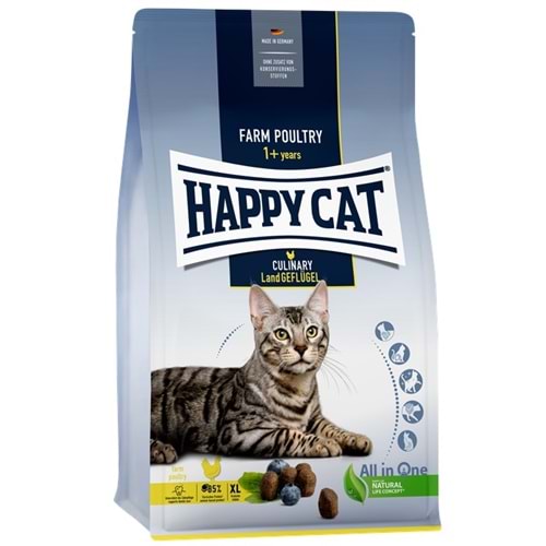 Happy Cat Culinary Land Geflügel Kümes Hayvanlı Yetişkin Kedi Maması (4 Kg)
