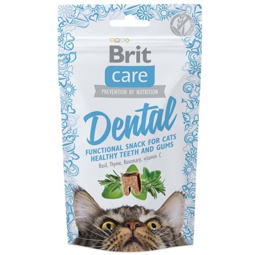 Brit Care Cat Snack Dental Kedi Ödülü (50 Gr)