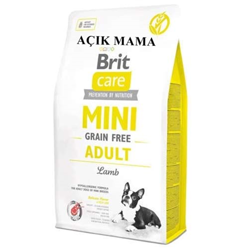 Brit Care Mini Adult Kuzu Etli Tahılsız Mini Irk Yetişkin Açık Köpek Maması 500 Gr