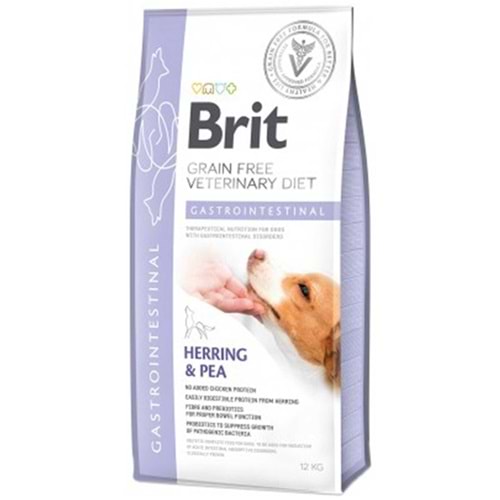 Brit Veterinary Diets Gastrointestinal Herring & Pea Ringa Balıklı ve Bezelyeli Gastro Tahılsız Veteriner Diyet Köpek Maması (12 Kg)