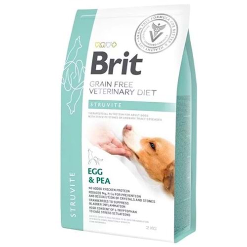 Brit Veterinary Diets Dog Struvite Egg & Pea Yumurtalı ve Bezelyeli Strüvit Tahılsız Veteriner Diyet Köpek Maması (2 Kg)