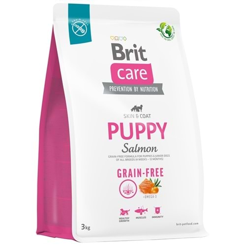 Brit Care Puppy Salmon Grain Free Somon ve Patatesli Tahılsız Yavru Köpek Maması (3 Kg)