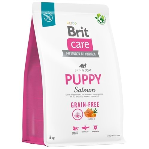 Brit Care Puppy Salmon Grain Free Somon ve Patatesli Tahılsız Yavru Köpek Maması 3 Kg