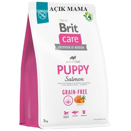 Brit Care Puppy Somon ve Patatesli Tahılsız Yavru Açık Köpek Maması 500 Gr