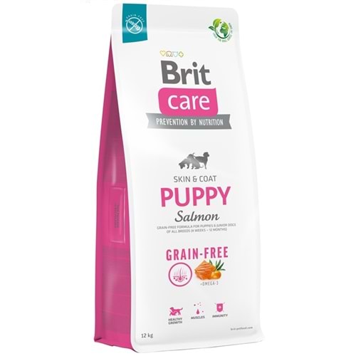 Brit Care Puppy Salmon Grain Free Somon ve Patatesli Tahılsız Yavru Köpek Maması (12 Kg)