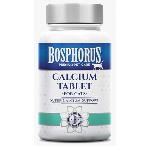Bosphorus Kediler İçin Kalsiyum Tablet (30 Gr)(60 Tablet)