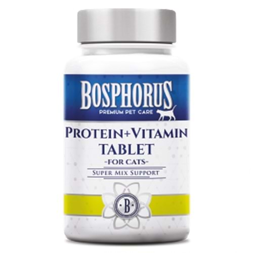 Bosphorus Kediler İçin Protein ve Vitamin Tablet (30 Gr)(60 Tablet)